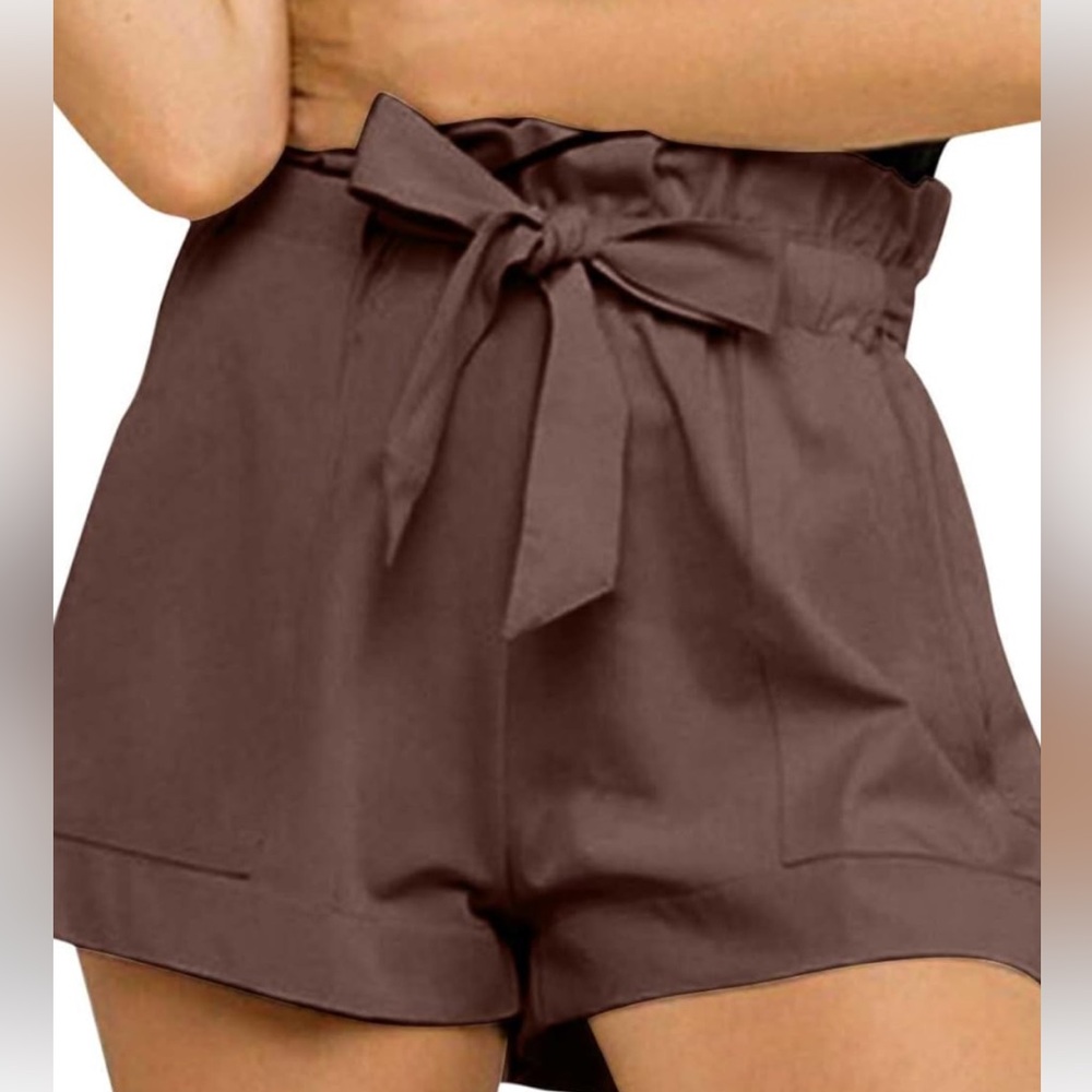 Anthropologie Maison d’Amelie short belted high waist size 8  Mon core outdoor